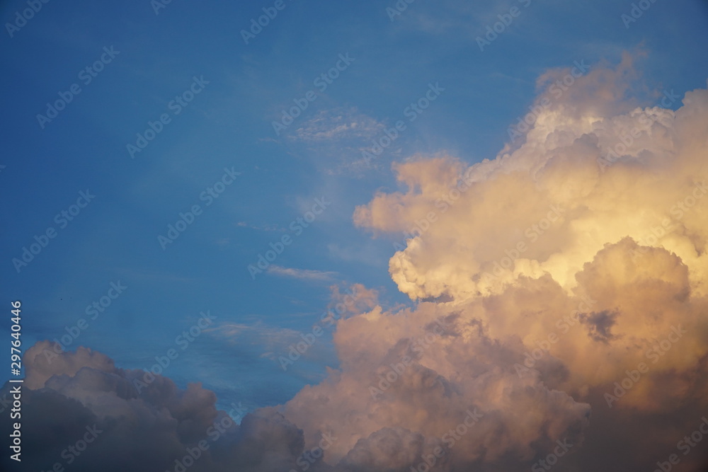 Beautiful Golden Cloudscape