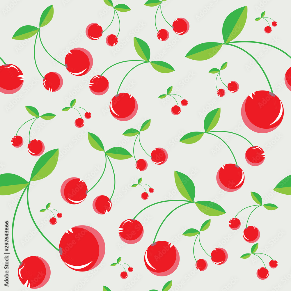 seamless pattern with cherries seamless pattern with cherries