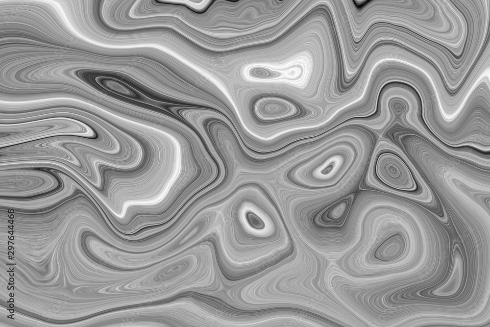 The texture of black and white marble for a pattern of packaging in a modern style. Beautiful drawing with the divorces and wavy lines in gray tones for wallpapers and screensaver. The texture of black and white marble for a pattern of packaging in a modern style. Beautiful drawing with the divorces and wavy lines in gray tones for wallpapers and screensaver.