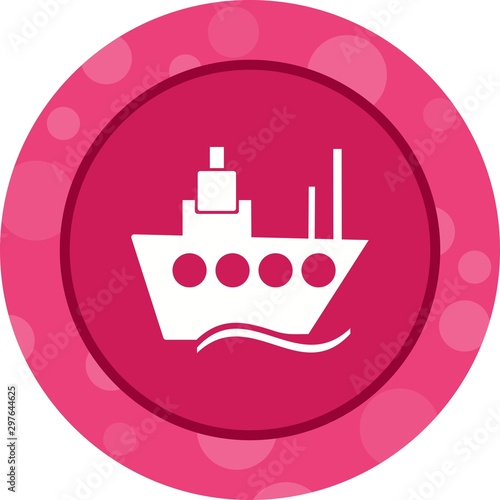 Beautiful Ship Vector Glyph Icon