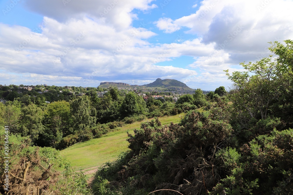 View from Blackford Hill in Edinburgh