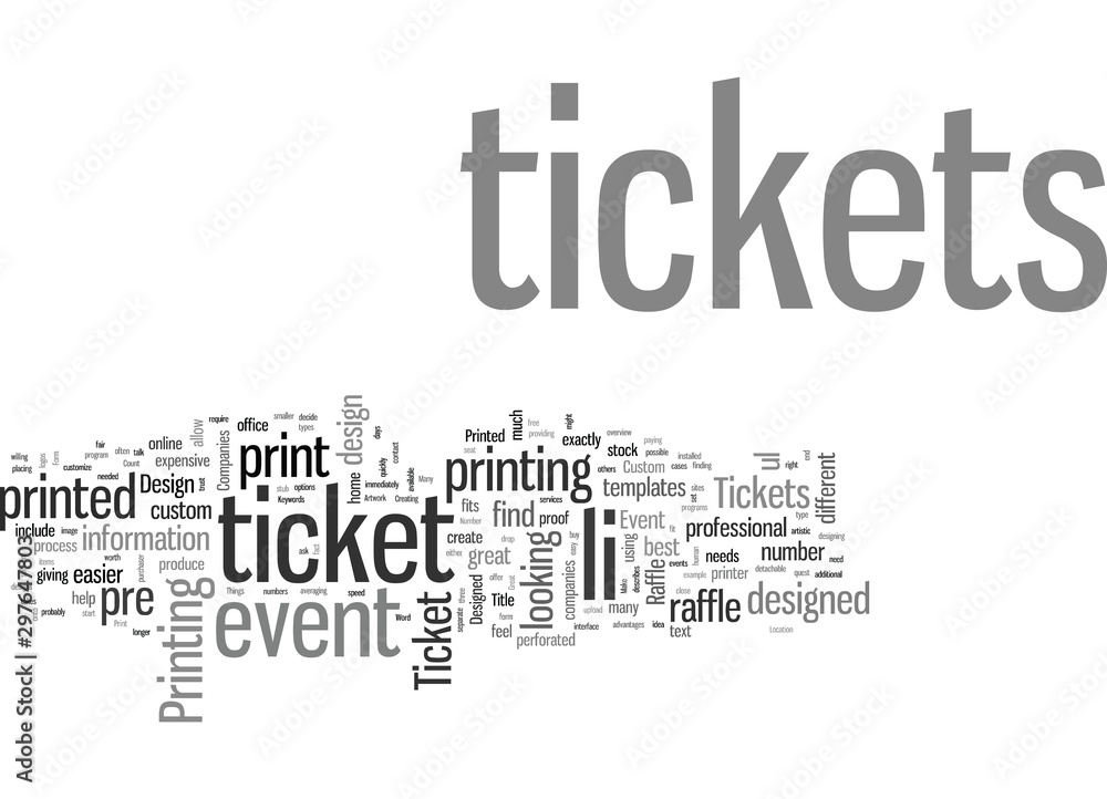 How to Make Great Tickets How to Make Great Tickets