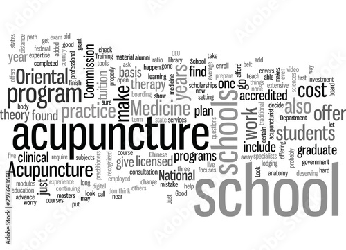How to Look For a Good Acupuncture School