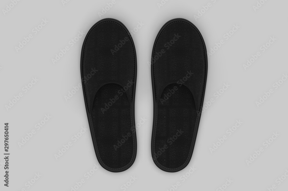 Cotton Cloth Spa Slipper For Branding. 3d render illustration. Cotton Cloth Spa Slipper For Branding. 3d render illustration.