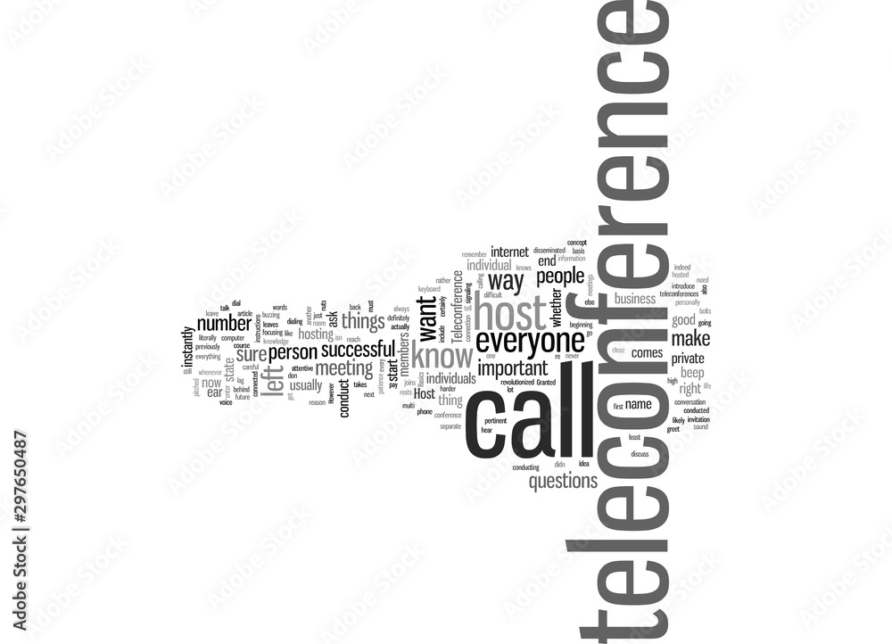 How to Host a Teleconference How to Host a Teleconference