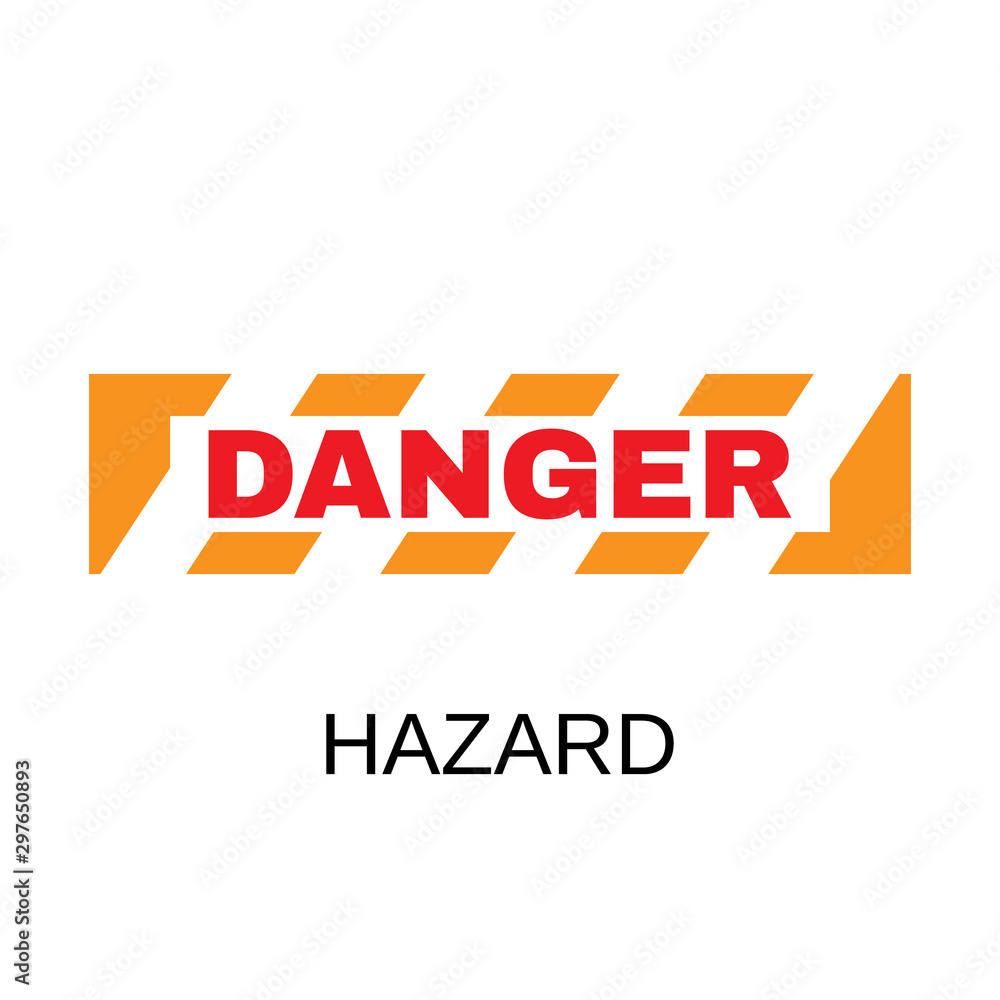 Danger icon. Hazard symbol design. Stock - Vector illustration can be used for web. Danger icon. Hazard symbol design. Stock - Vector illustration can be used for web.
