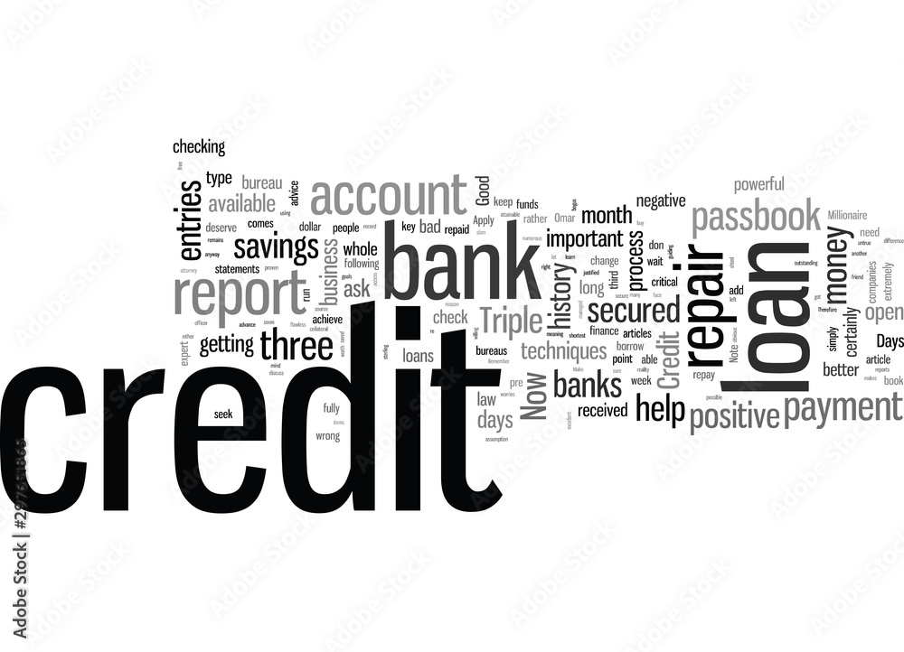 Obraz premium How to Get Triple A Credit in Days