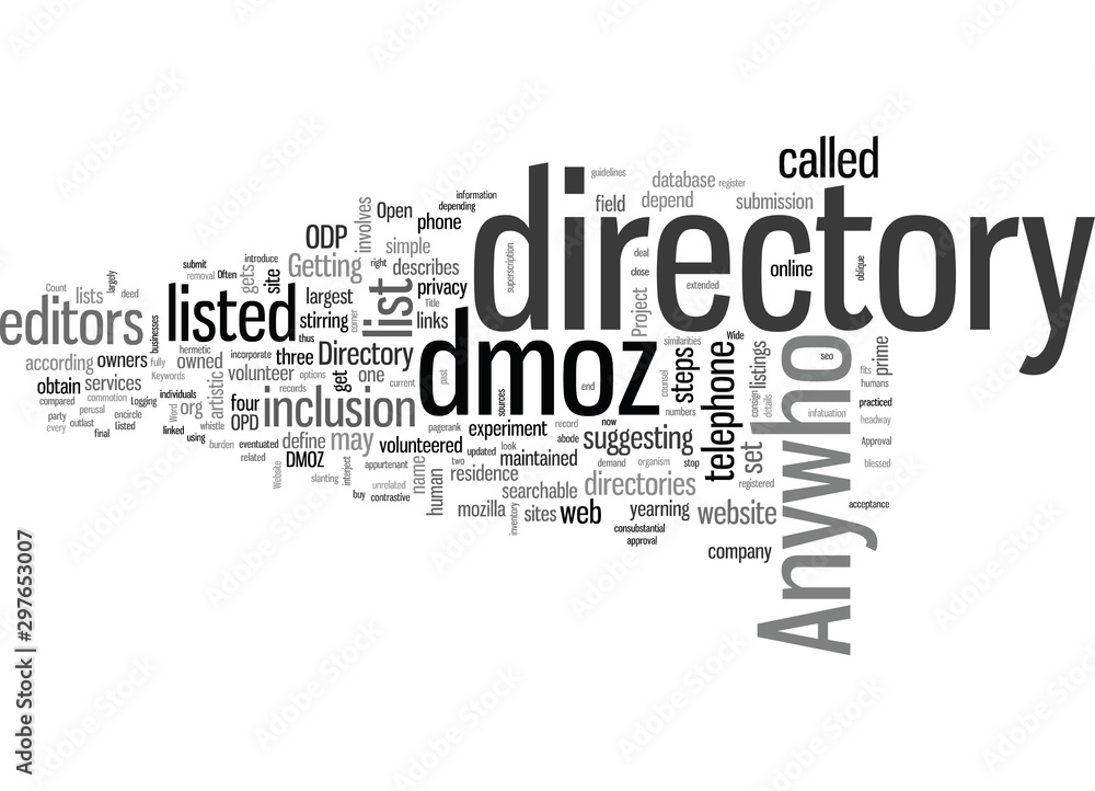 Obraz premium How to Get Listed on DMOZ