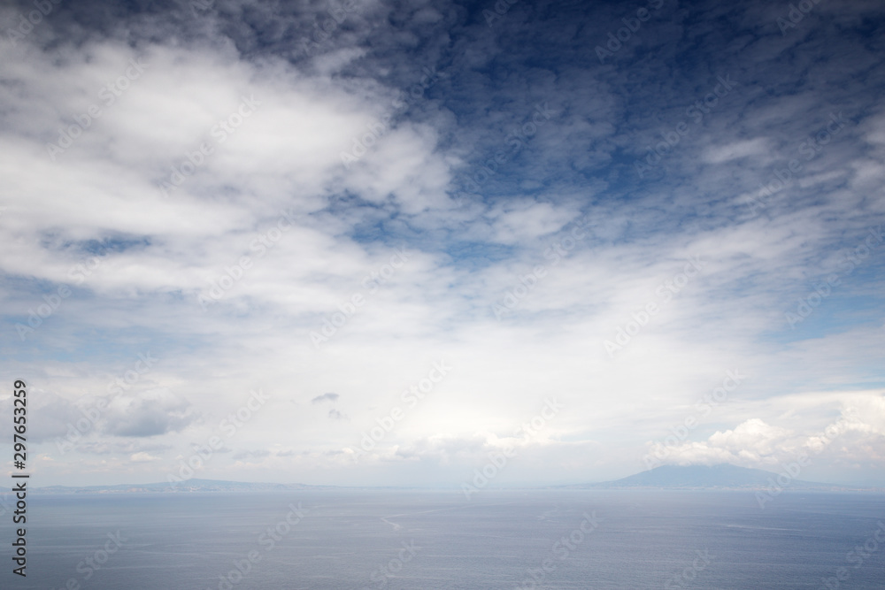 seascape of mount vesuvius seascape of mount vesuvius