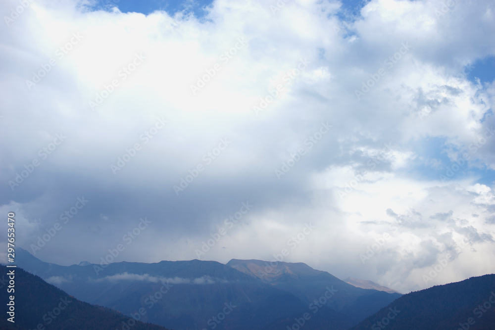 Russia. Sochi Rosa Khutor. Mountain Olympic Village. October 2019.