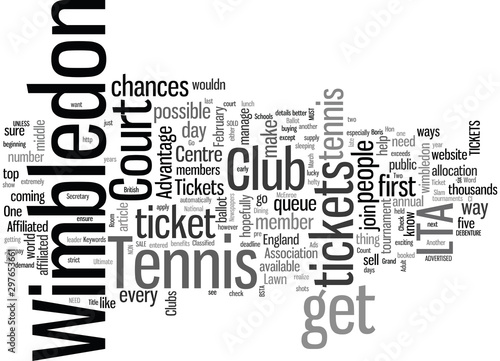 How To Get A Tennis Ticket For Wimbledon