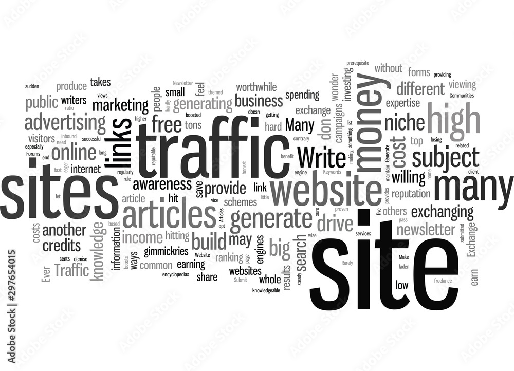 Fototapeta premium How To Generate Low Cost Website Traffic