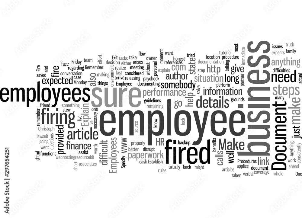 How to Fire an Employee