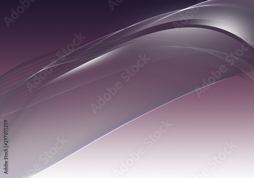 Abstract background waves. White and purple abstract background for wallpaper or business card