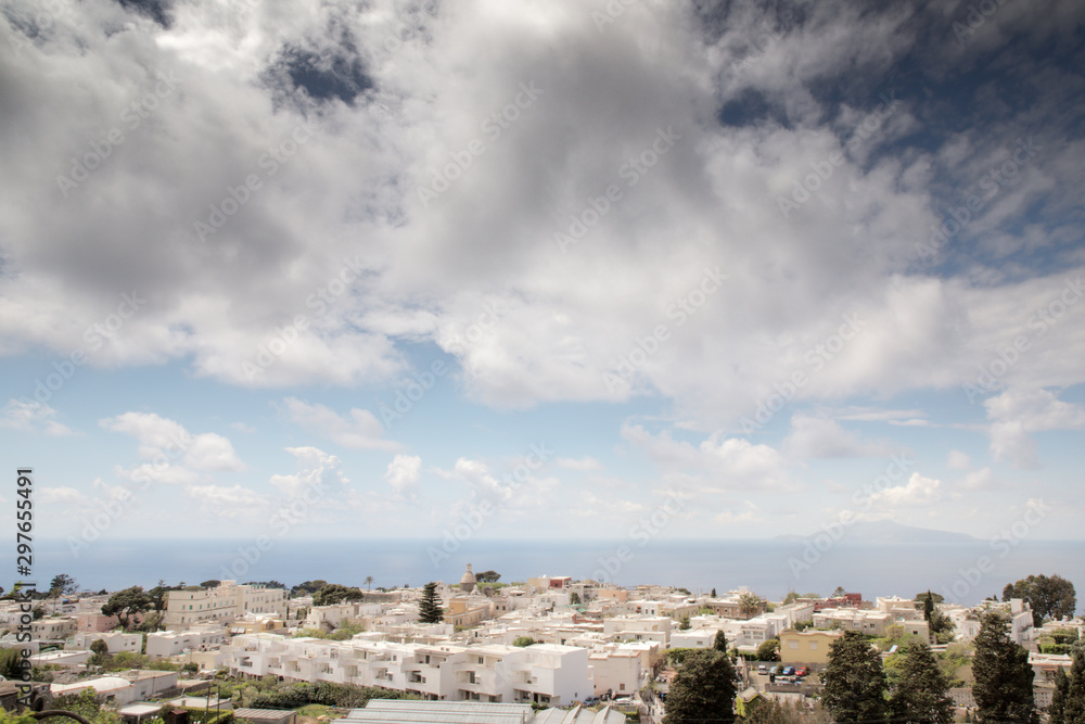 seascape image from the island of capri