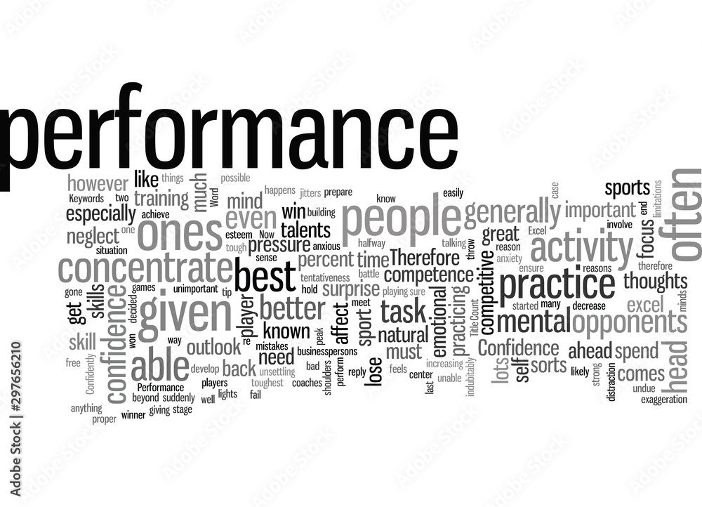 Obraz premium How To Excel In Your Performance