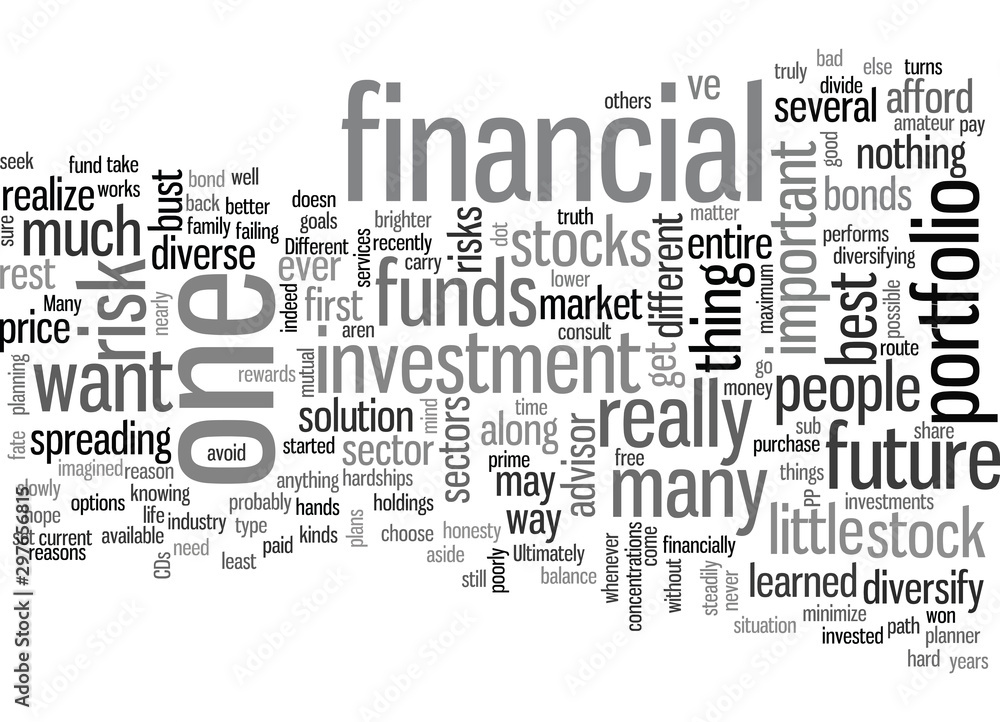 Fototapeta premium How to Diversify Your Portfolio