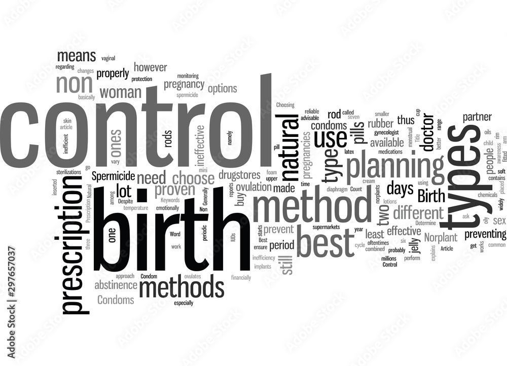 How to Determine the Best Birth Control For You Stock Vector Adobe Stock