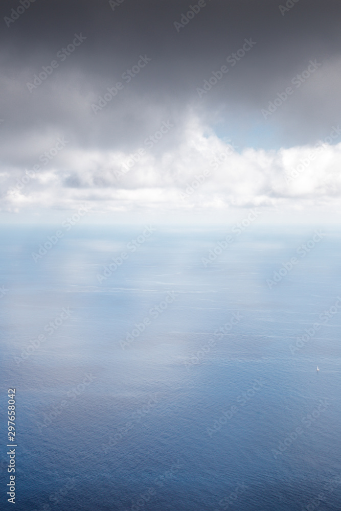 Fototapeta premium seascape horizon image of the sea and sky