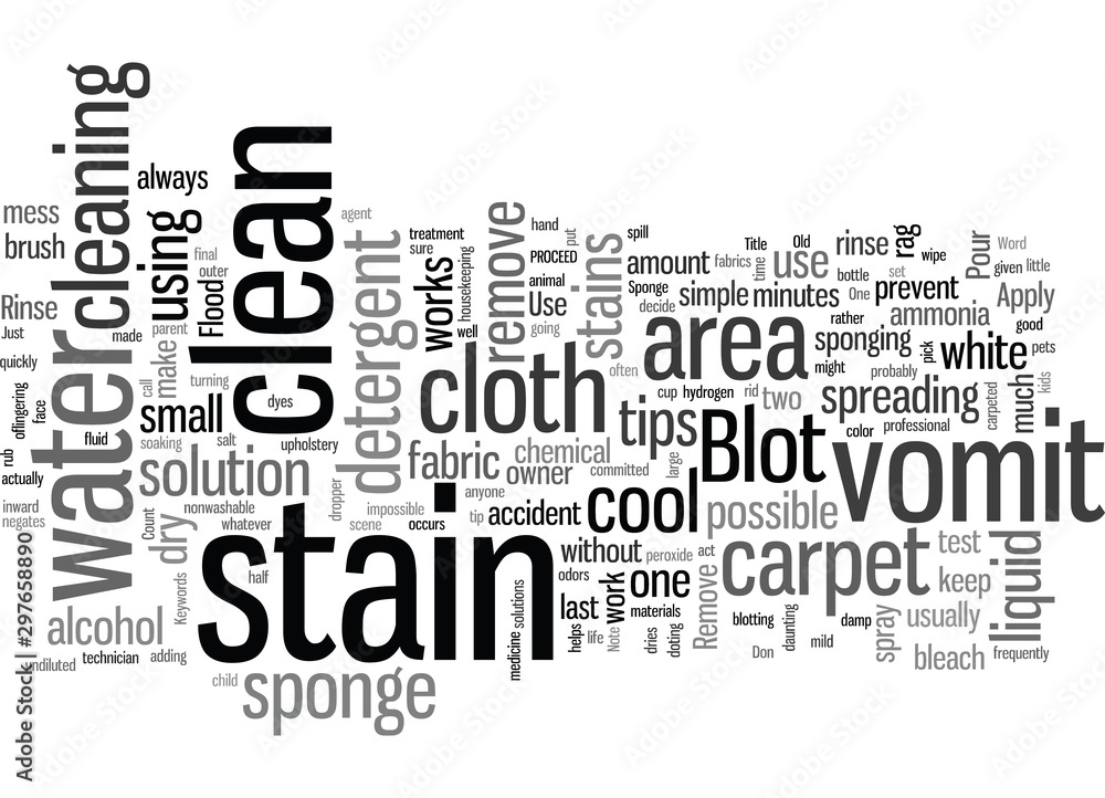 How to clean vomit How to clean vomit