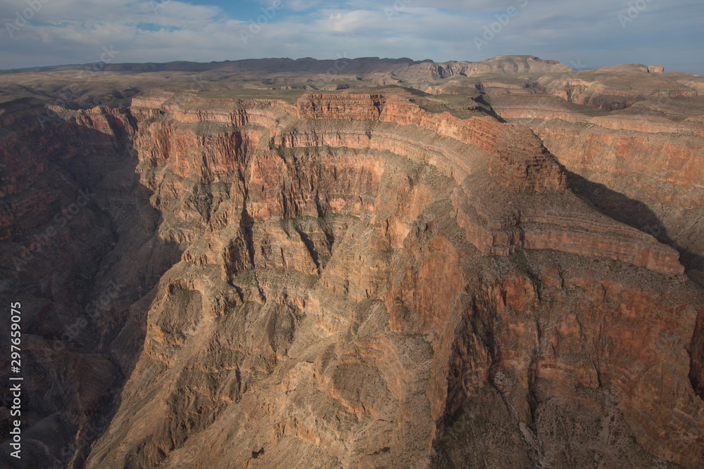 Aerial of the Grand Canyon West Rim