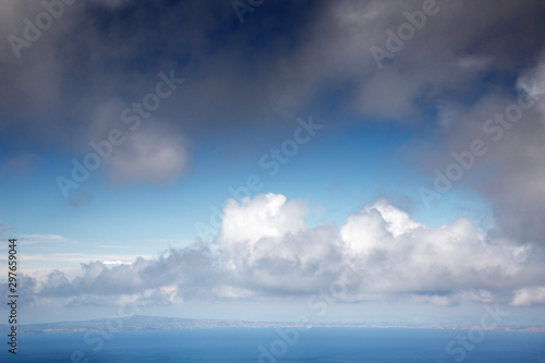 seascape horizon image of the sea and sky