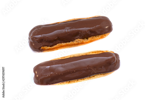 Fotomurale French Eclair with Chocolate brown Glaze