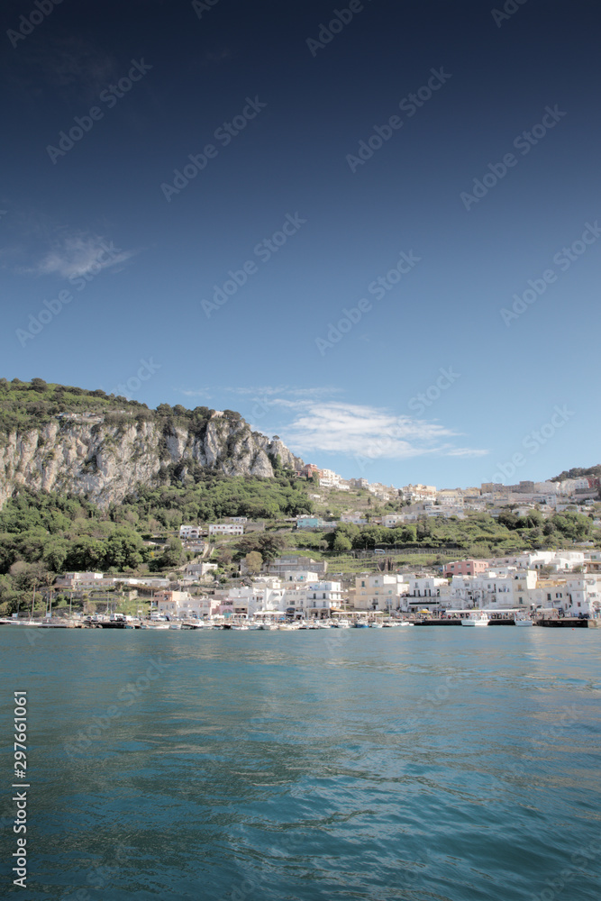 harbour on the island of capri