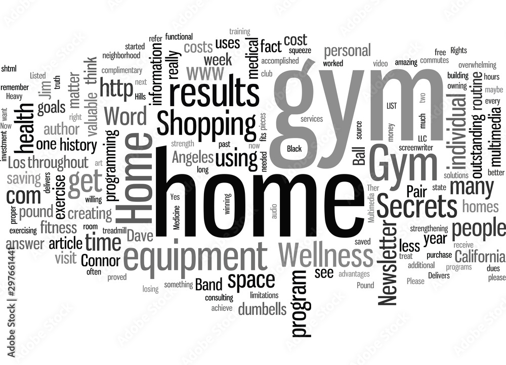 Fototapeta premium How To Build A Home Gym That Delivers Results
