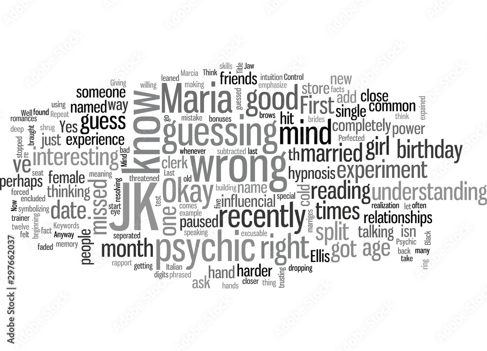 Fototapeta premium How To Be Psychic