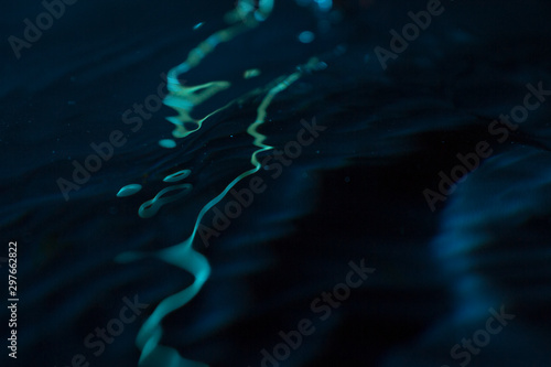 water splashes on a dark background