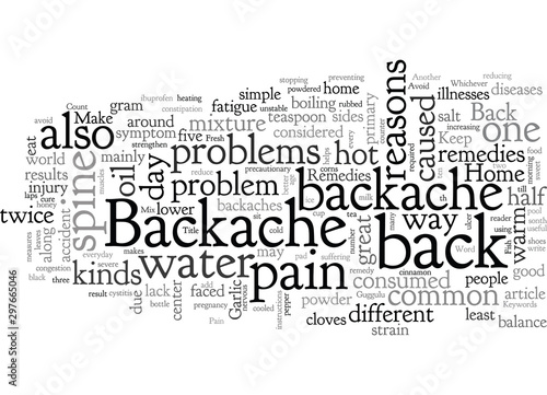 Home Remedies For Backache