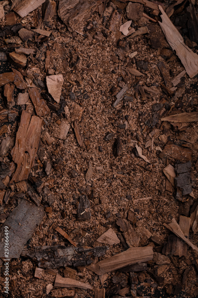 Old wood chips background Poster concept design photo shooting Old wood chips background Poster concept design photo shooting