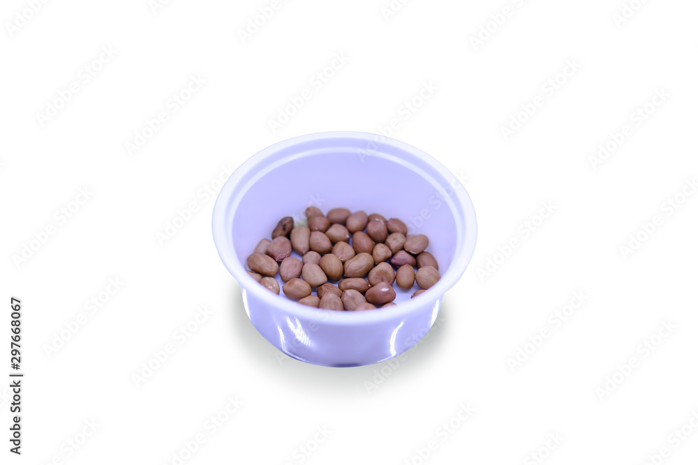 Peanuts, Peanut in bowl isolated on white background Peanuts, Peanut in bowl isolated on white background