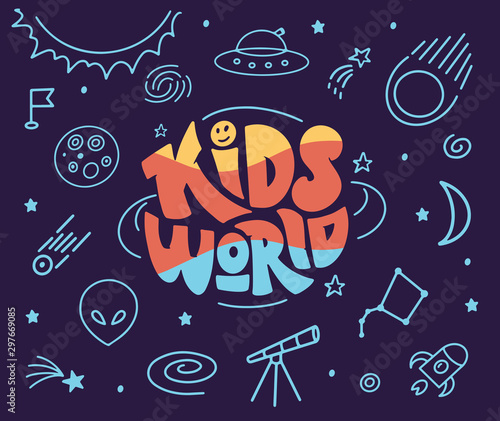 Kids world logo