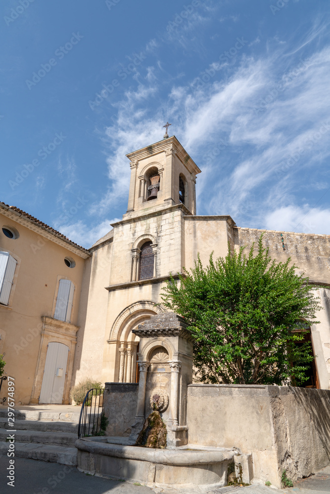 church village Lourmarin Luberon Vaucluse Provence