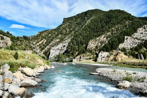 coast of the sea, photo as a background , in janovas fiscal sobrarbe , huesca aragon province photo