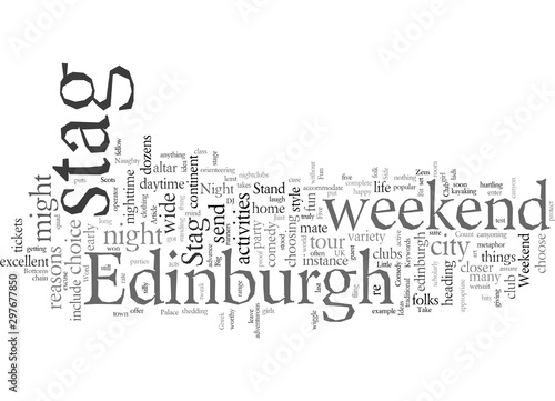 Edinburgh Stag Do Ideas