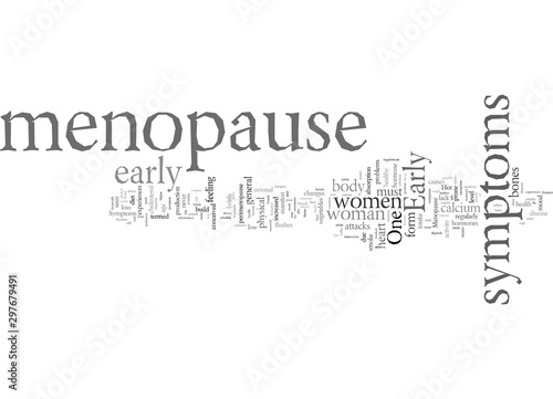 Early Menopause Symptoms