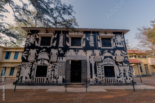 Canvas Print Shantiniketan, West Bengal / India - March, 2018