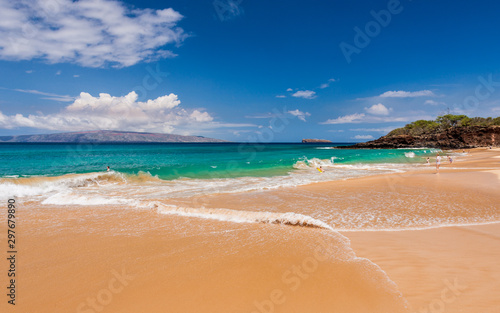 Clouds at tropical beach