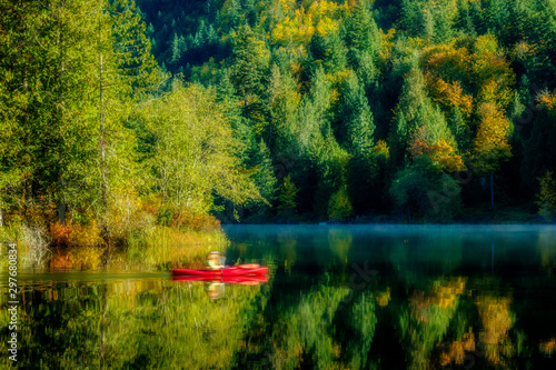 Canoe on the lake © Scott Bufkin
