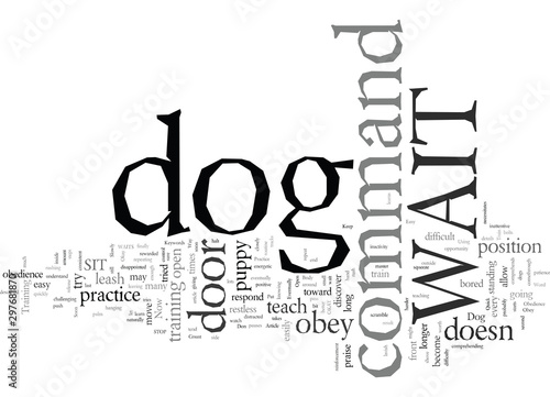 Dog Obedience A Quick and Easy Way To Train Your Dog to Obey The WAIT Command