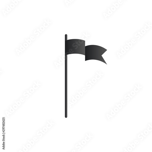 flag icon, war flag, Stock Vector illustration isolated on white background.