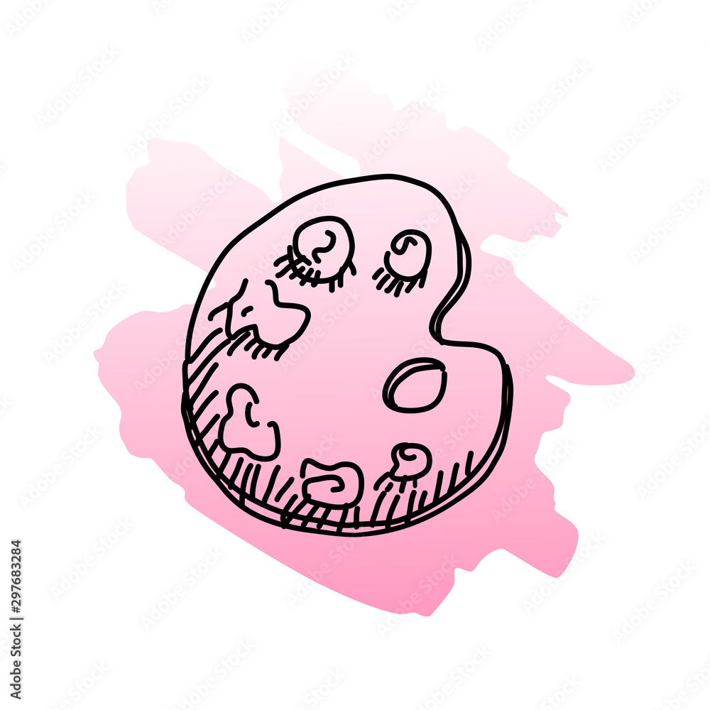 palette doodle vector palette doodle vector