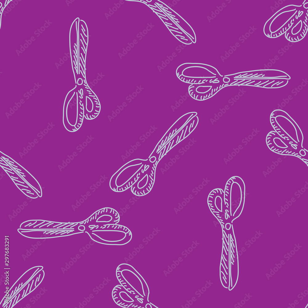 scissors vector pattern