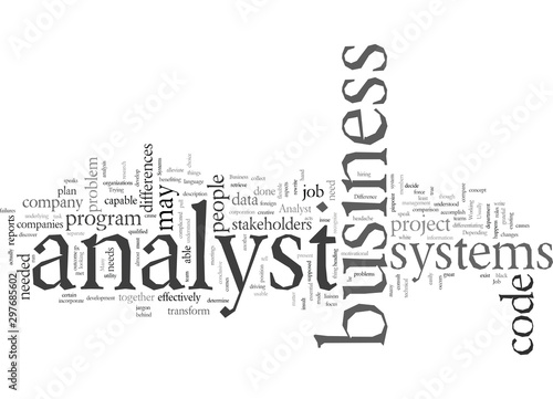 difference between systems analyst and business analyst