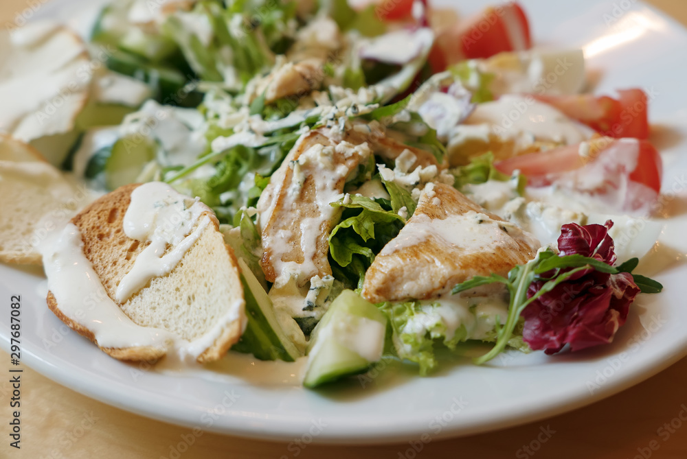 Salad with chiken Salad with chiken