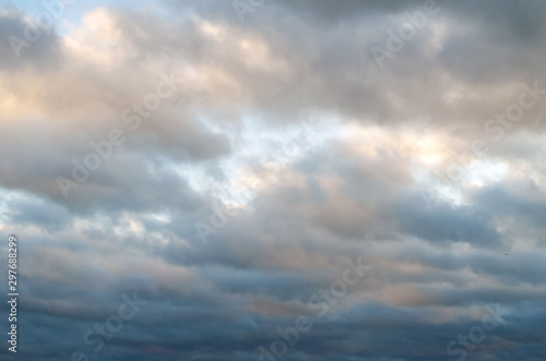 Partial clouds. Sunset © Dmitri