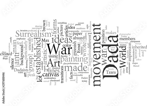 Dada as a Response to the Horrors of War